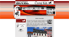 Desktop Screenshot of hotel-cernykun.cz
