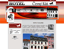 Tablet Screenshot of hotel-cernykun.cz
